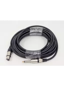 Harmo XLR F to 1/4" Jack long 32ft cable for harmonica microphone